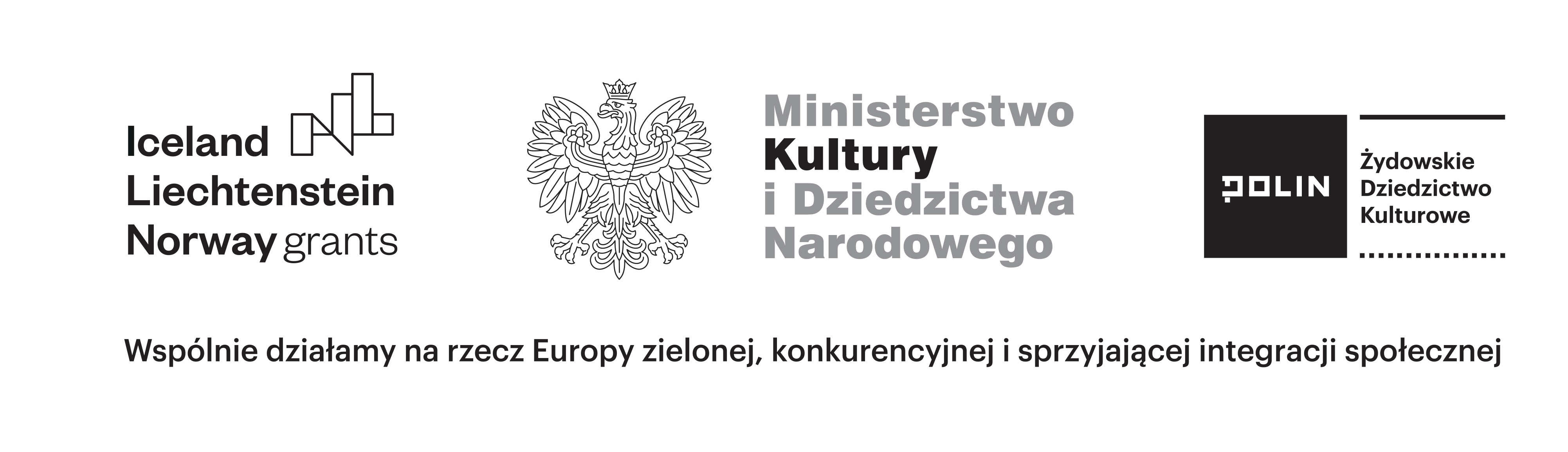 Logotyp projektu „Żydowskie Dziedzictwo Kulturowe”.
